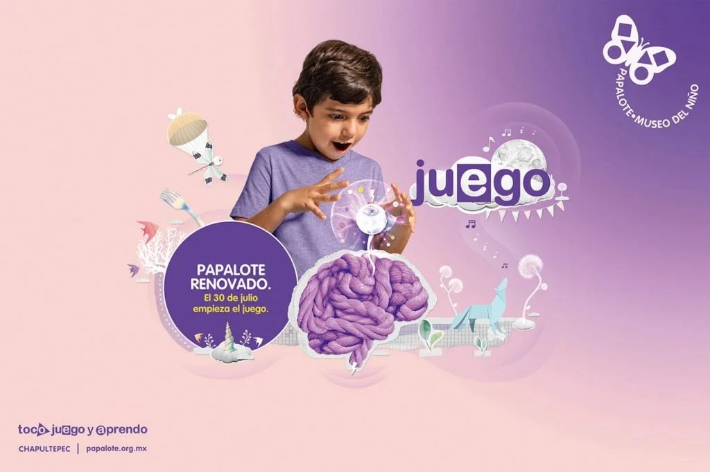 Museo Papalote digital collages campaign view 3